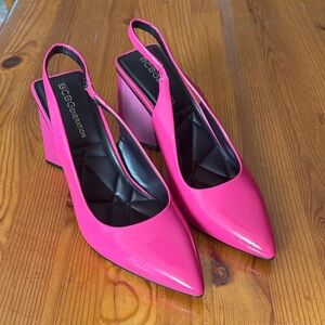 BCBGeneration Fuchsia Slingback Heels